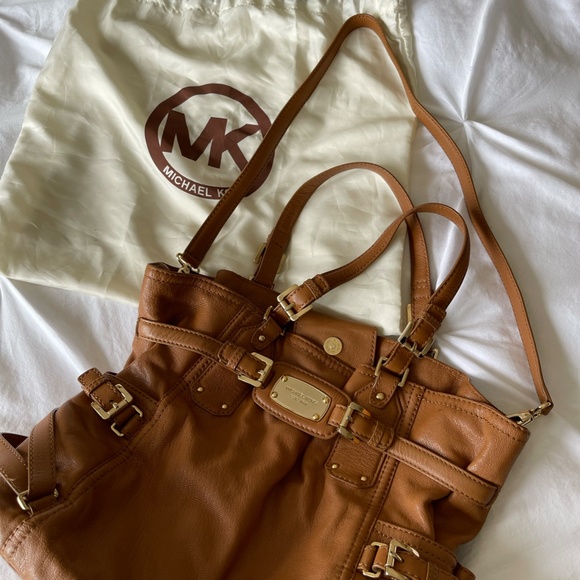 Michael Kors Tan Leather Purse/Satchel - Picture 12 of 12